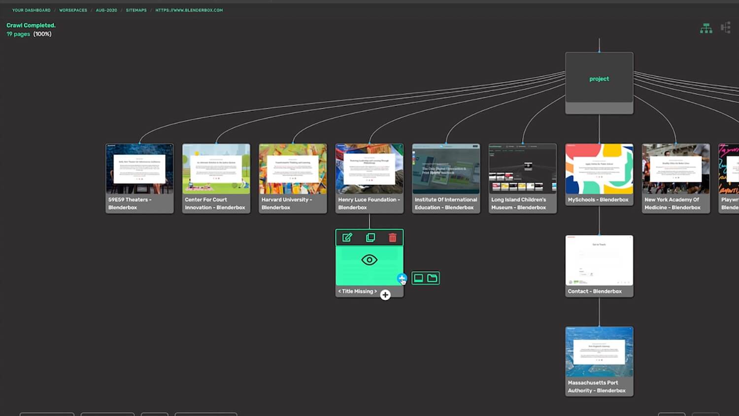 Visual Sitemaps