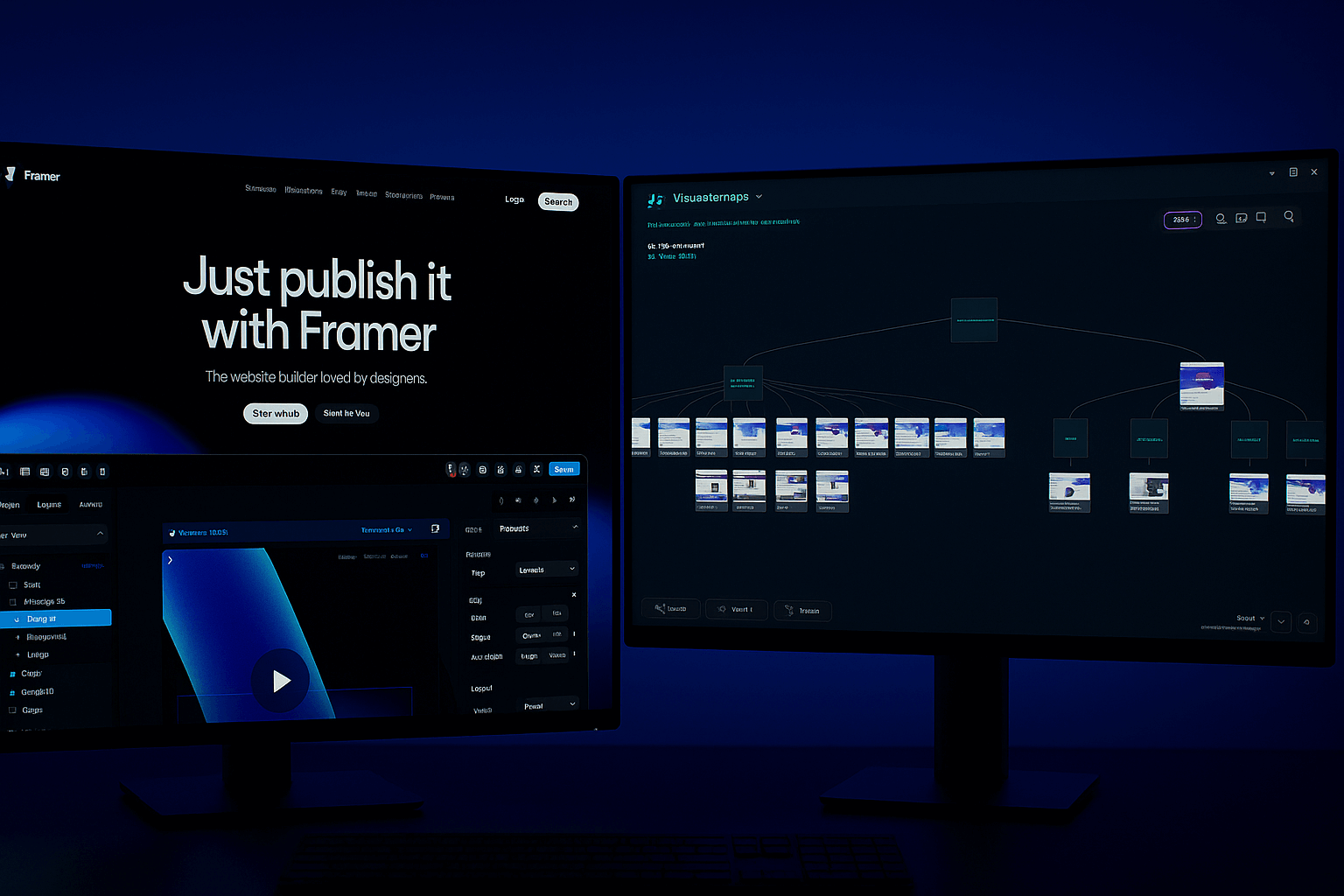 Framer Website Auditing with VisualSitemaps